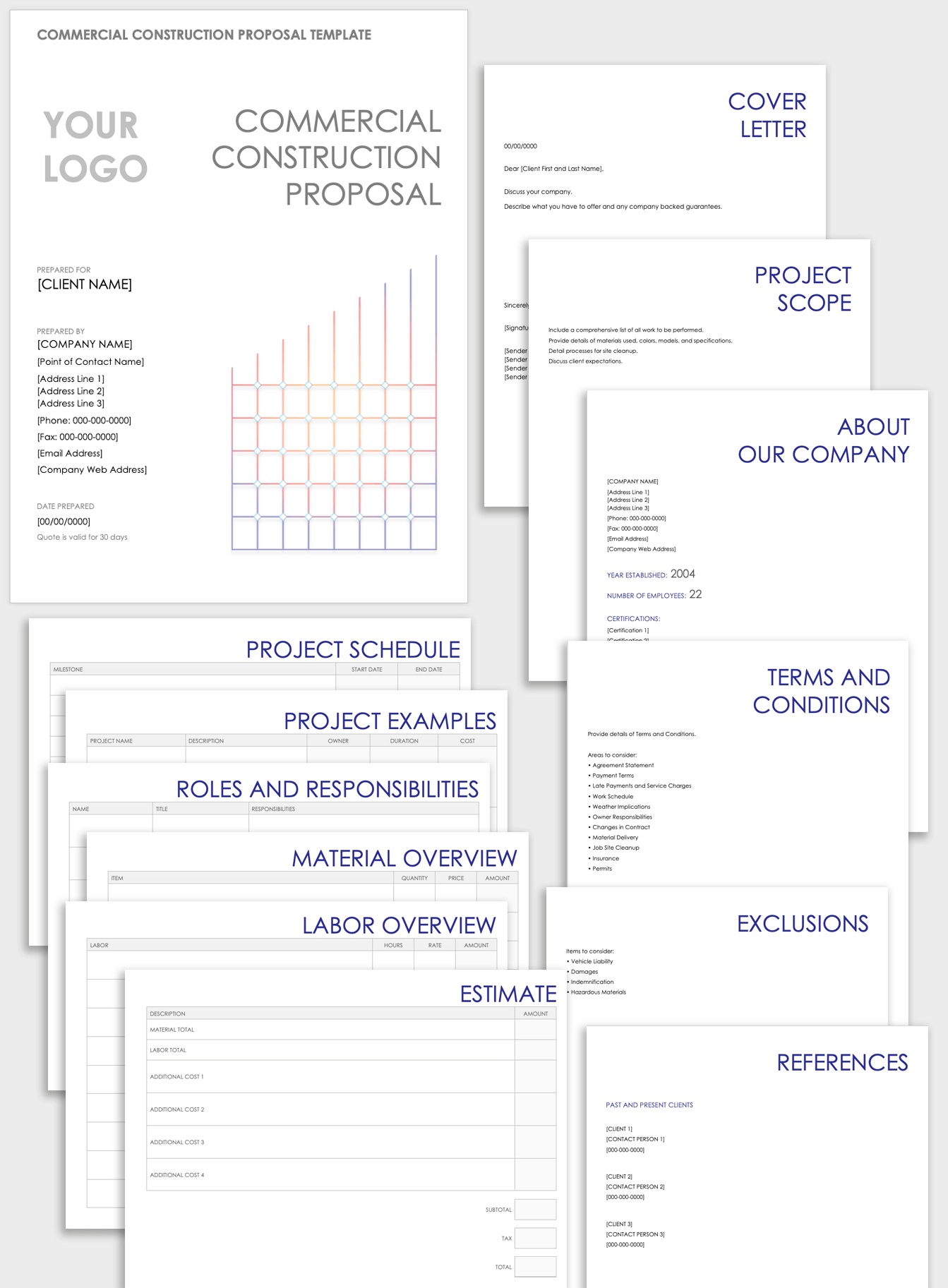 Free Construction Proposal Template Word