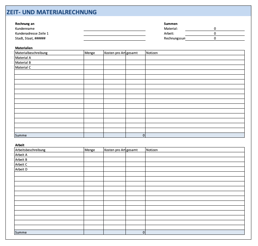 Kostenlose Excel Vorlagen Fur Das Projektmanagement Im Bauwesen