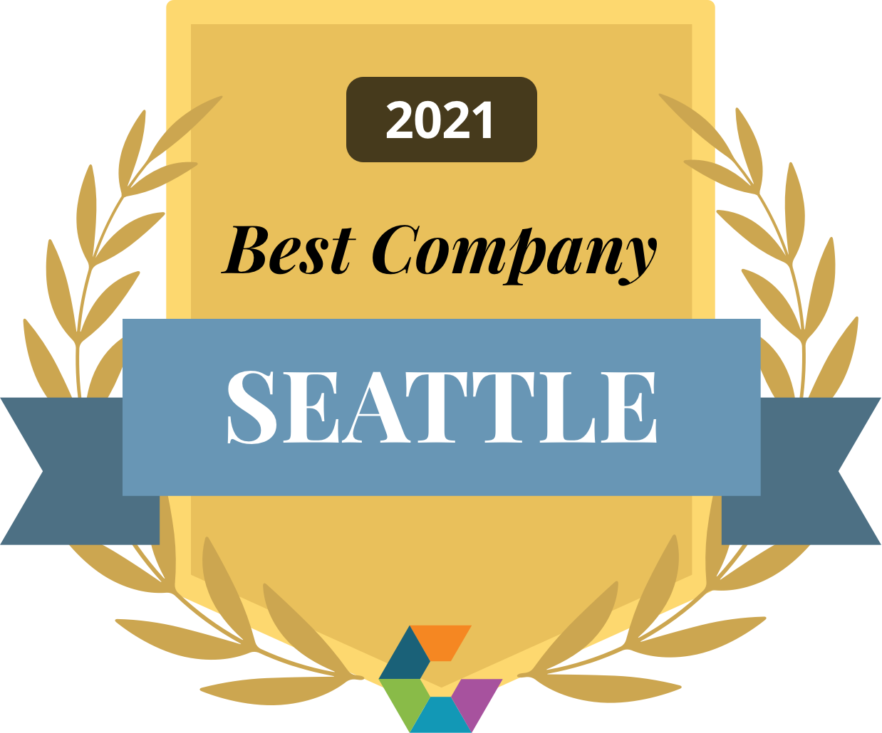 Comparably Award | Best Company Seattle 2021 | Smartsheet