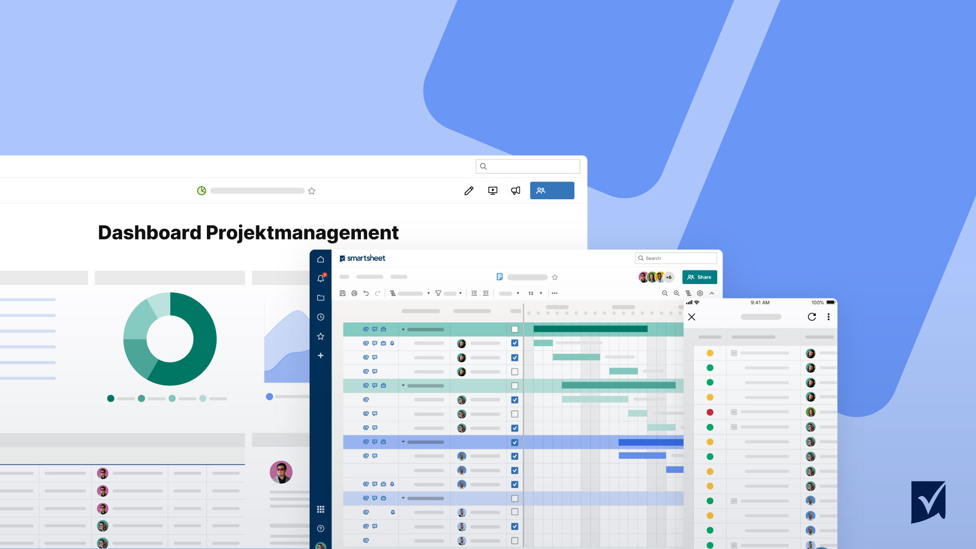 project management smartsheet devices