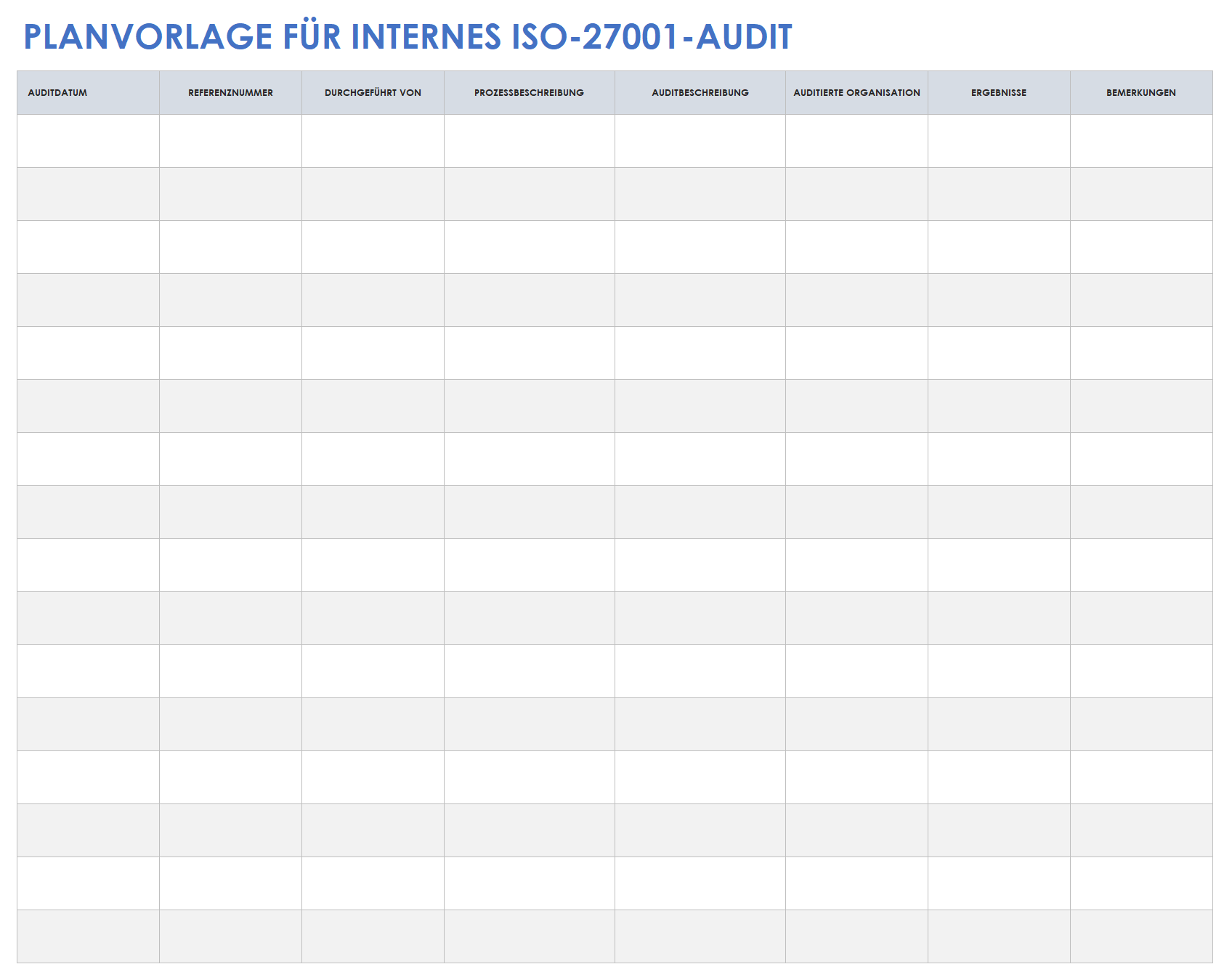  ISO-27001-Internal-Audit-Zeitplanvorlage