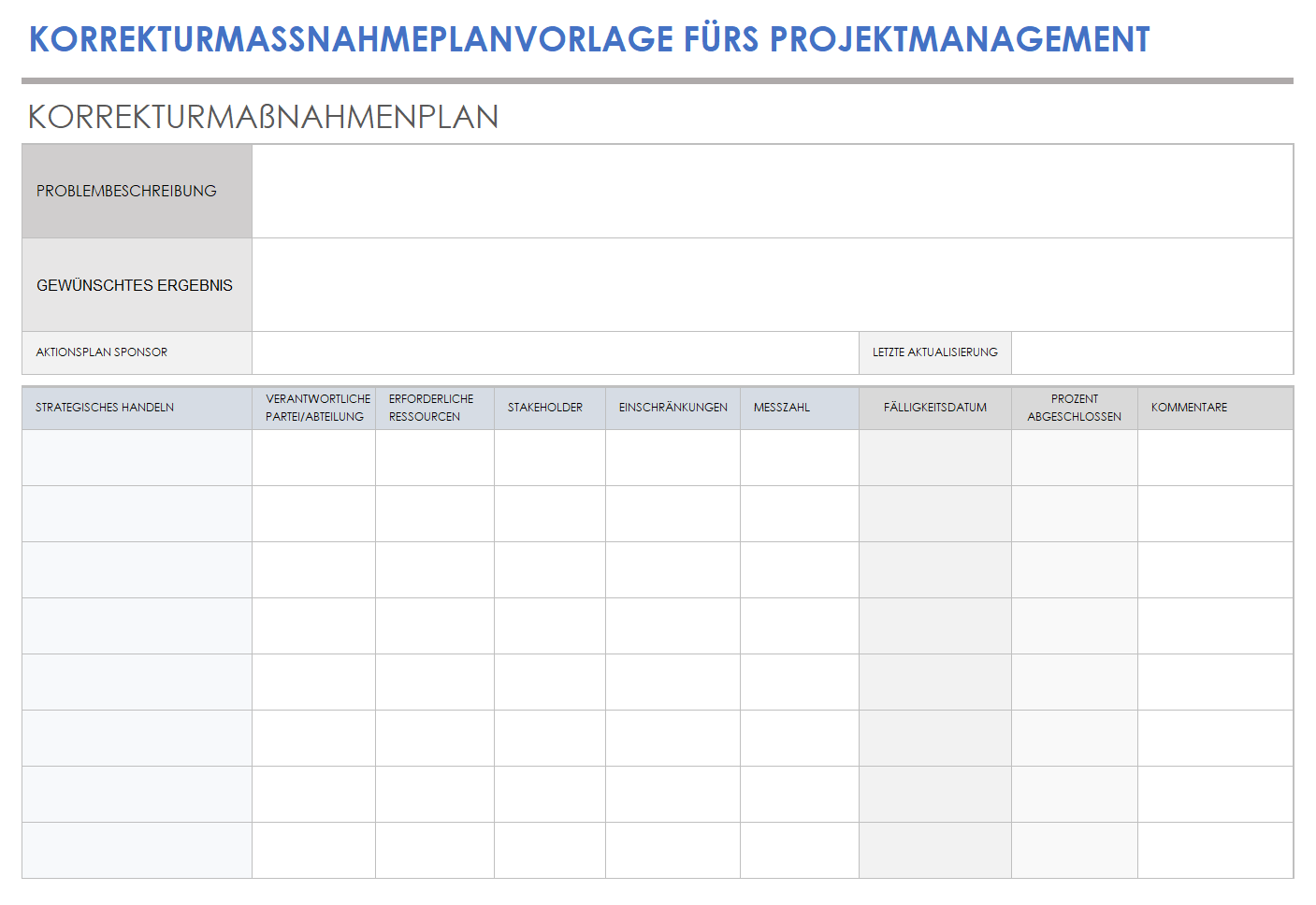 top project management excel templates smartsheet