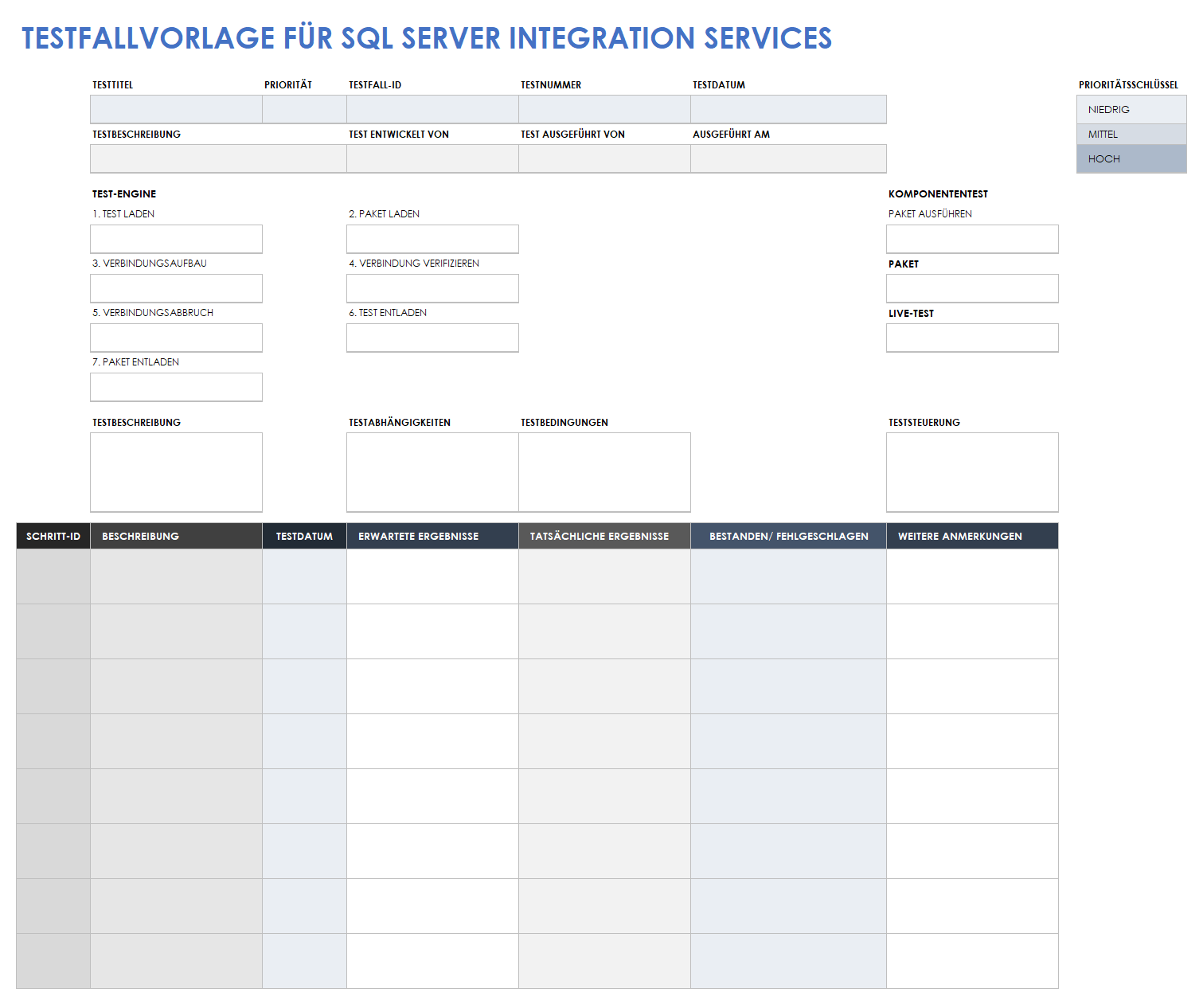  SQL-Server-Integration-Services-Testing-Testfall-Vorlage