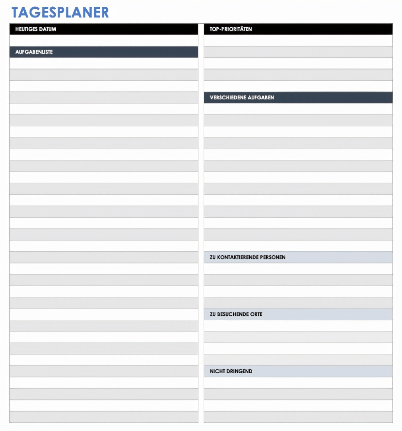 Kostenlose Excel Kalendervorlagen