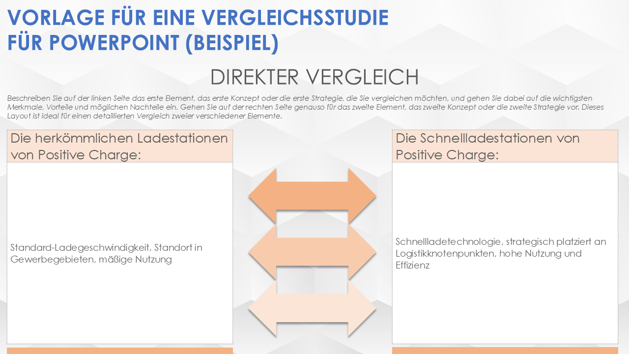  Vergleichsstudie Vorlage für Powerpoint Beispiel