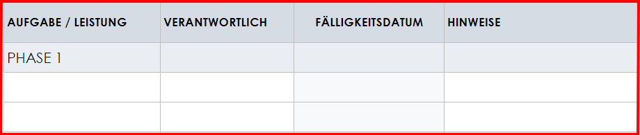  Erstellen Sie eine Projektcheckliste in der Google Sheets Aufgabenlieferung