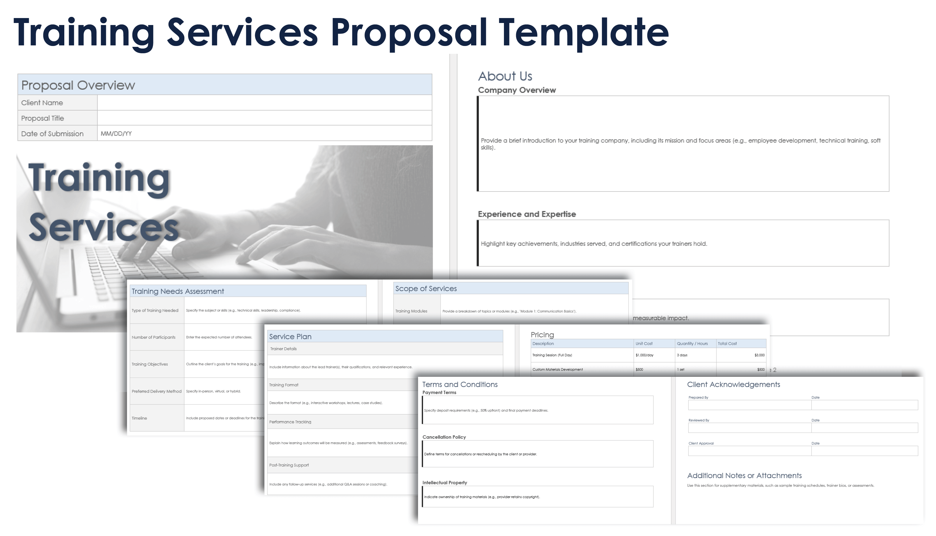 Training Services Proposal Template