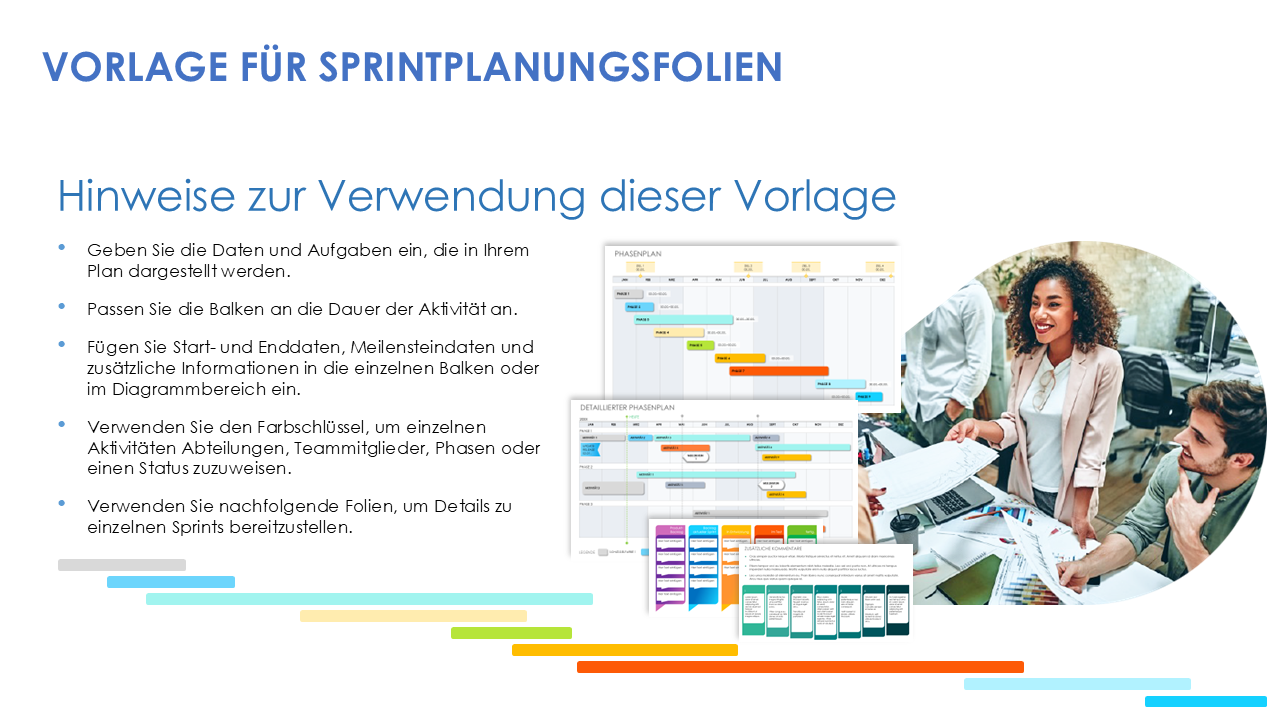 Folienvorlage für Sprintplanung