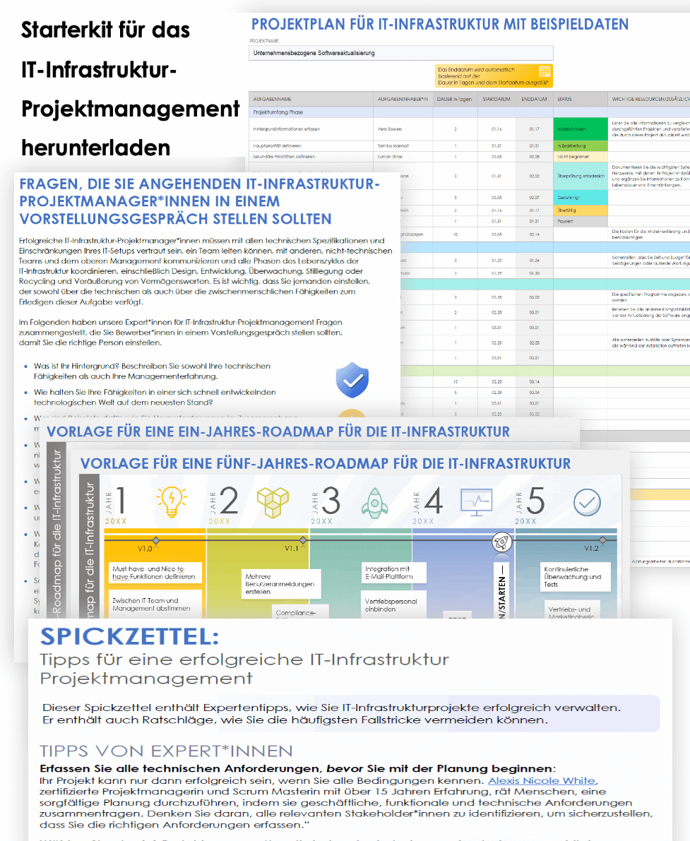 Starterkit für das IT-Infrastruktur-Projektmanagement