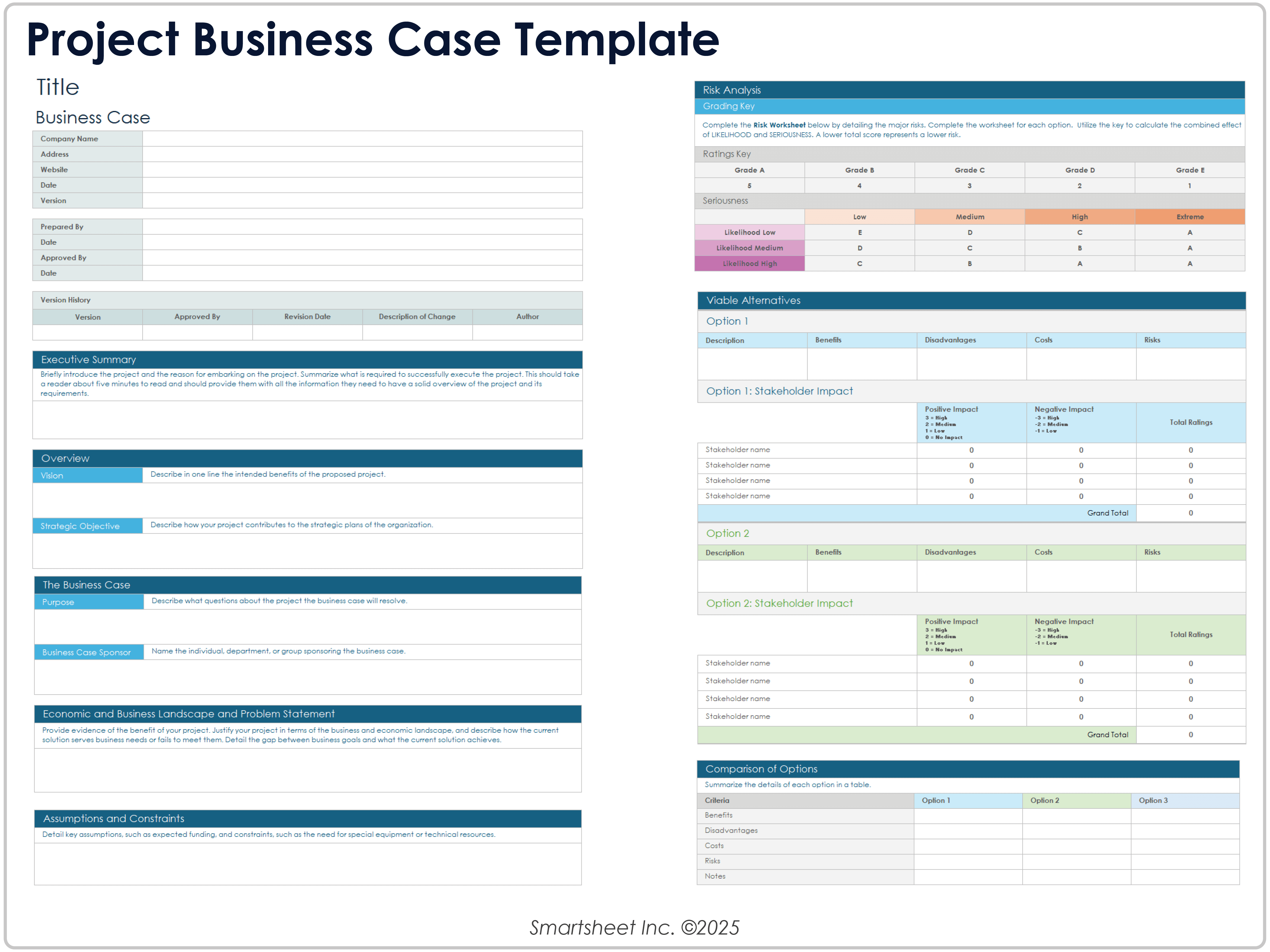 Projekt-Business-Case-Vorlage
