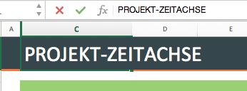 Excel Zeitachse Mit Einer Vorlage Erstellen