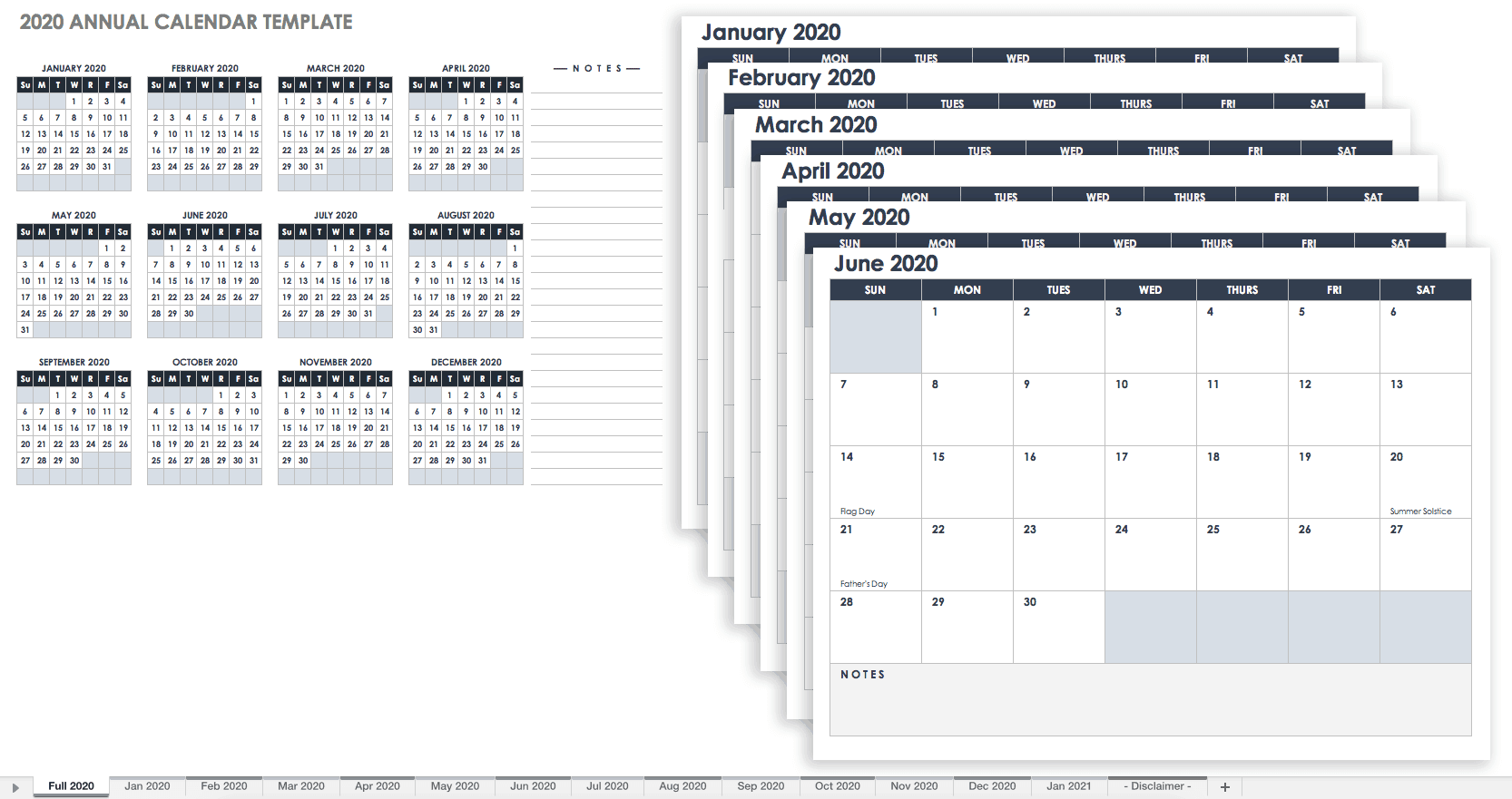 Kostenlose Druckbare Excel Kalendervorlagen Fur 2019 Daruber Hinaus Smartsheet
