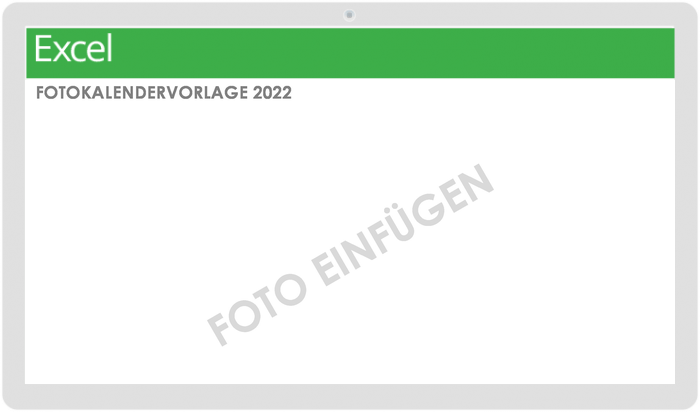 2022 Photo Calendar Template 49541 - DE
