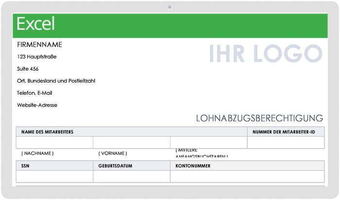 Payroll Deduction Authorization Form 49493 - DE