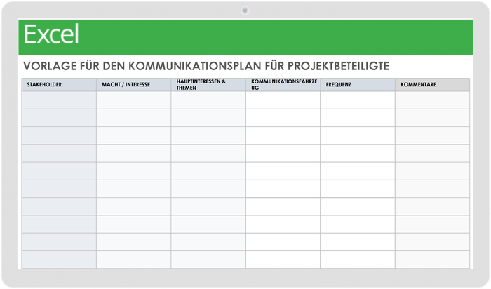 Project Stakeholder Communication Plan 49501 - DE