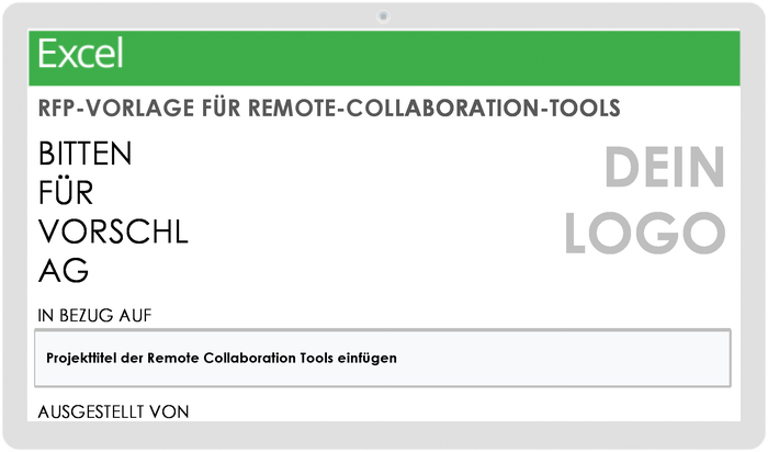 RFP Vorlage-für Remote Collaboration Tools