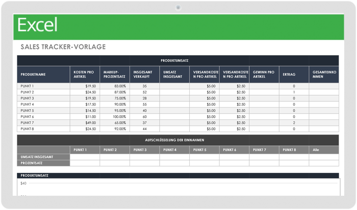 Sales Tracker 49433 - DE