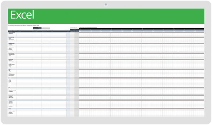  Vorlage für einen strategischen Marketingplan