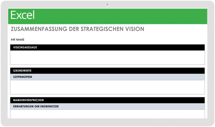 Strategic Vision Summary Template 49545 - DE