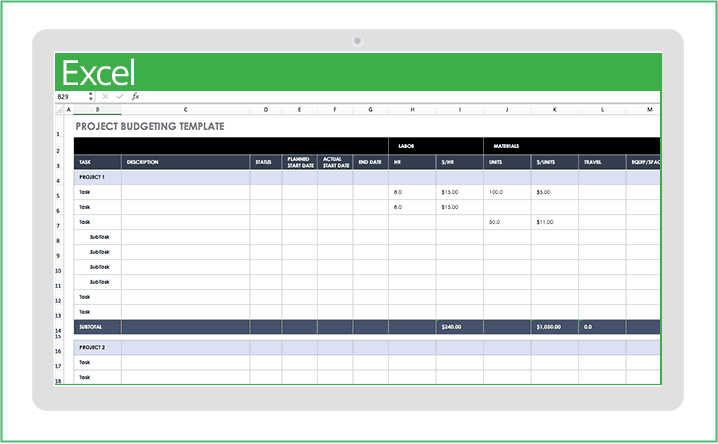 Kostenlose Excel Vorlagen Zum Projektmanagement Smartsheet