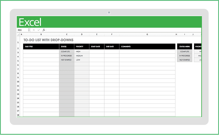 Kostenlose Excel Vorlagen Zum Projektmanagement Smartsheet