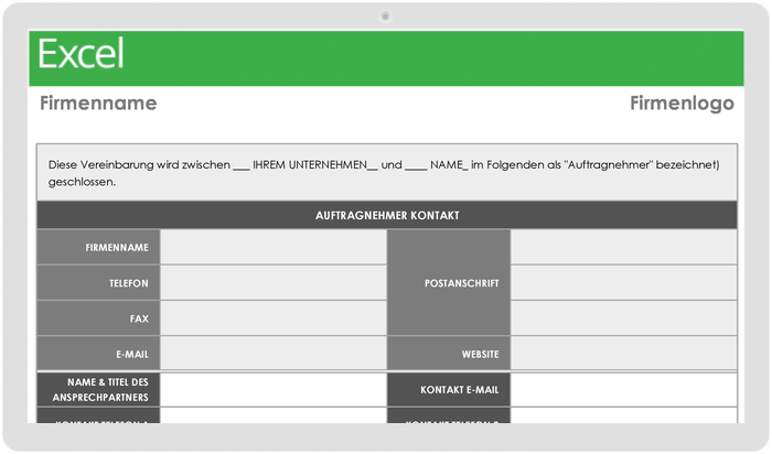  Vorlage für einen Lieferantenvertrag