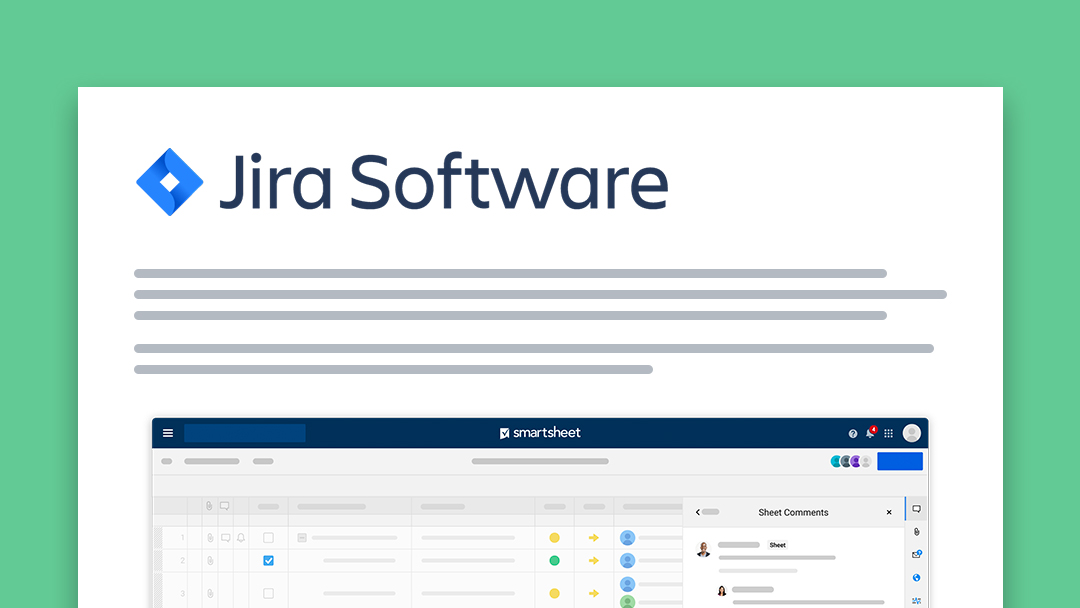 Smartsheet For Jira Connector Smartsheet 