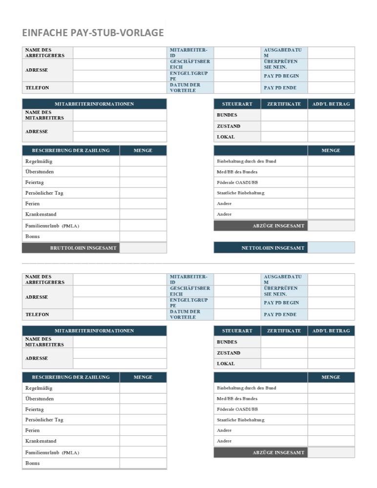 Kostenlose Gehaltabrechnungs - Vorlagen | Smartsheet