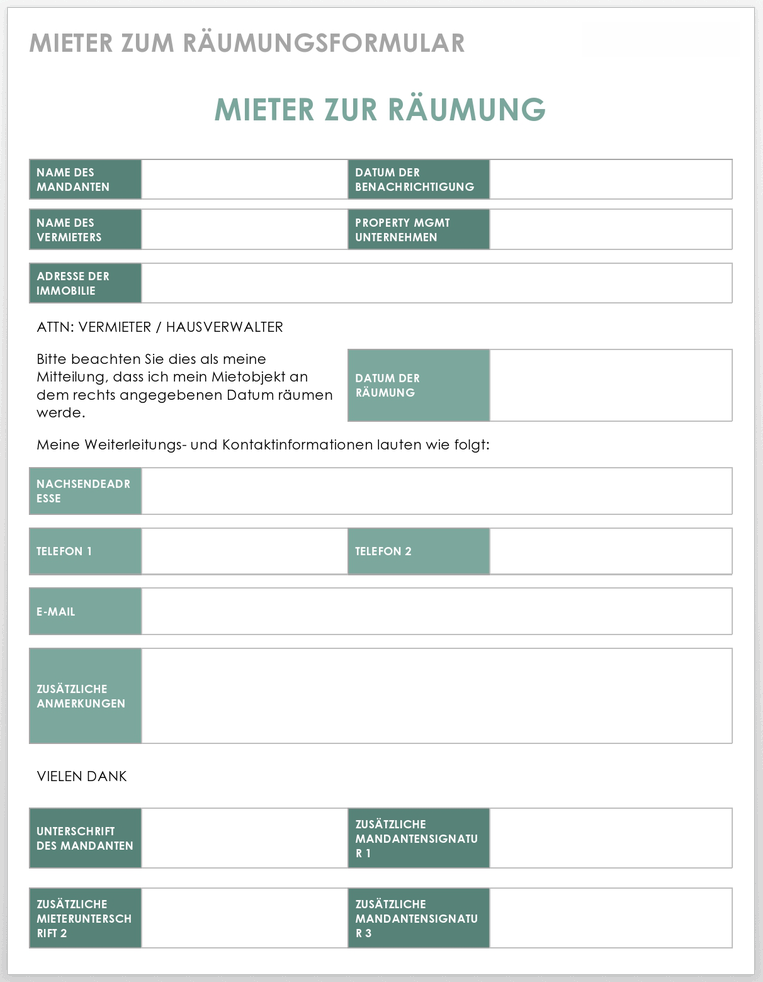 18 Kostenlose Vorlagen Für Das Immobilienmanagement | Smartsheet