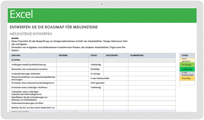 Kostenlose Checklisten Für Die Entwurfsprüfung | Smartsheet